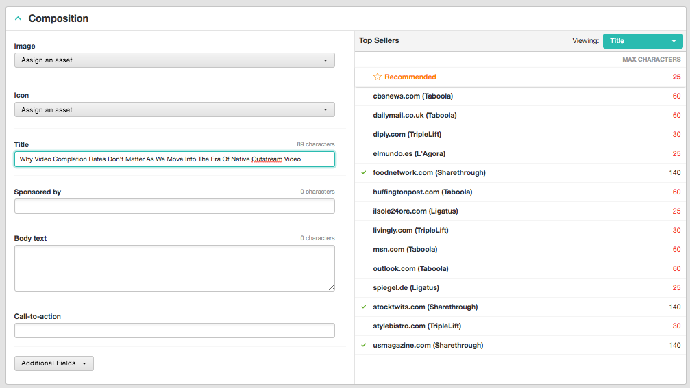 Making a Native Display DCO Creative in DV360 – Sharethrough