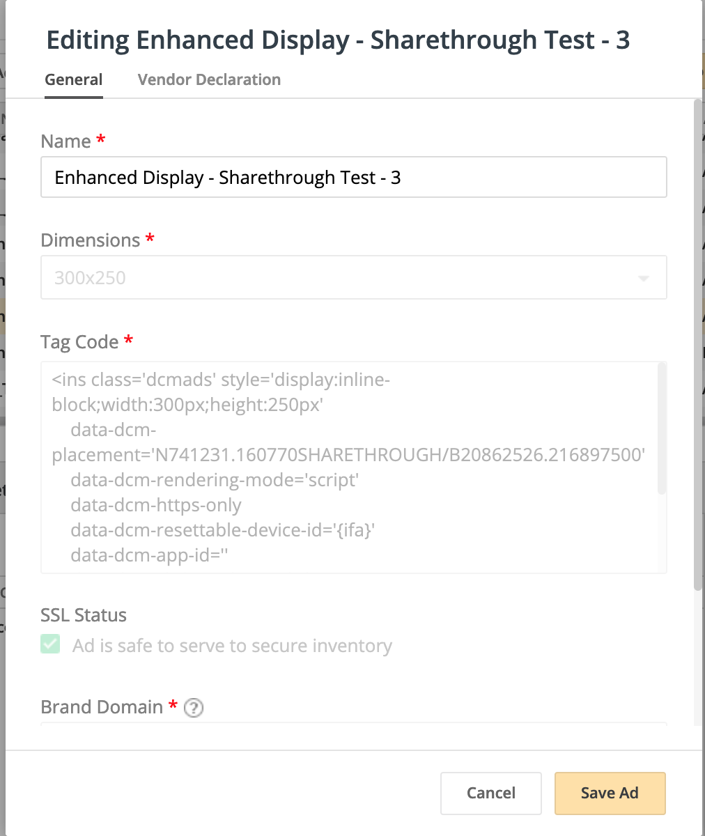 Making a Native Display DCO Creative in DV360 – Sharethrough